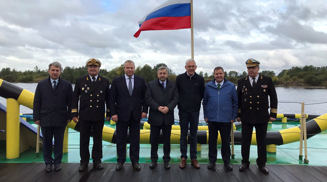 Representatives of Russia’s Navigation Chamber and International Chamber of Navigation visit the Murmansk icebreaker