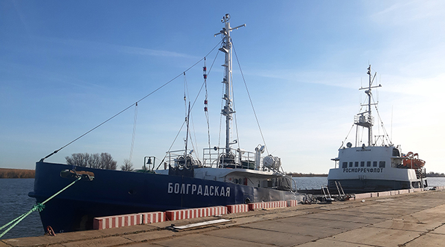 The fleet of the FSUE "Rosmorport" Astrakhan branch was replenished with two vessels