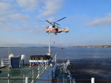 Kapitan Chaadaev Icebreaker Takes Part in EMERCOM Emergency Exercises 