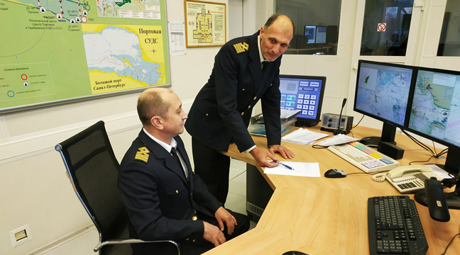 VTS Saint Petersburg operators prevent disaster at Gogland Island