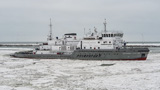 The Kapitan Krutov icebreaker takes part in a rescue operation