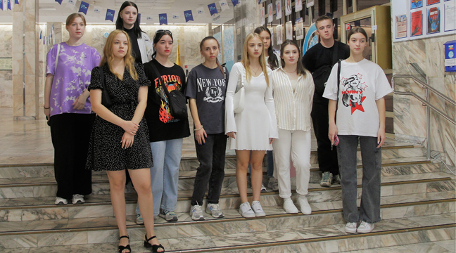 Students of the Novorossiysk College of Construction and Economics visit Azovo-Chernomorsky Basin Branch