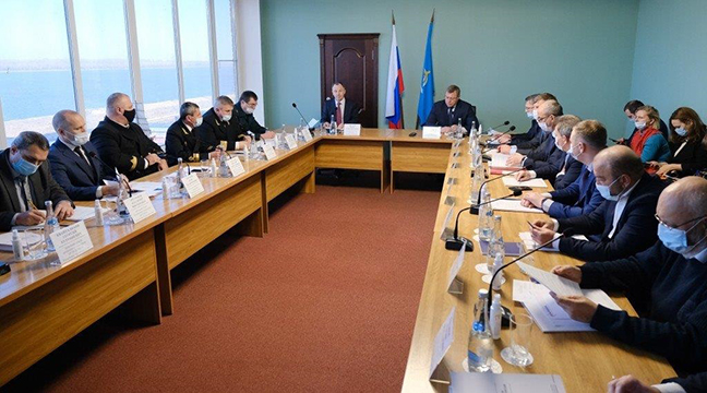 Director of the Astrakhan Branch took part in the meeting of the Council for Maritime Activities under the Governor of the Astrakhan Region