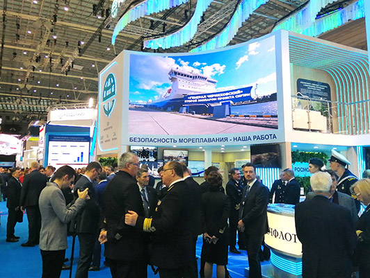FSUE “Rosmorport” presents innovative dual-fuel ferries at the Transport of Russia Exhibition