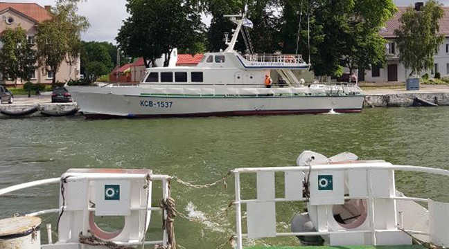 Kaliningrad Directorate of the North-Western Basin Branch takes part in drills to rescue people in distress at sea