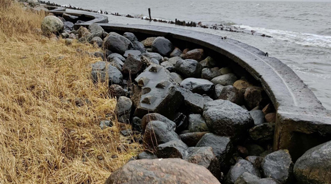 Positive conclusion of the state expertise on the project for the reconstruction of the bank protection of guard dam No. 3 in the seaport of Kaliningrad received