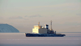 Icebreaker Support for Vessels Ends in Magadan Seaport and On Approaches Toward It