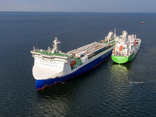 FSUE “Rosmorport” is increasing the volume of LNG bunkering of ferries for the Ust-Luga Seaport – Kaliningrad Seaport line
