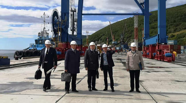 The head of Rosmorrechflot visited the Magadan seaport