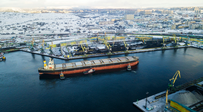 Murmansk Branch performs pilotage of Capesize vessel