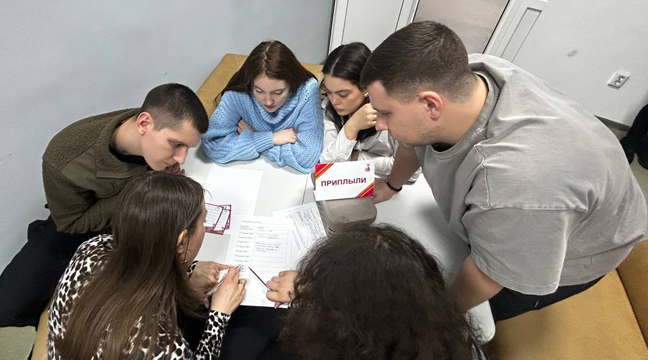 The team of the North-Еastern Basin Branch takes part in a patriotic quiz