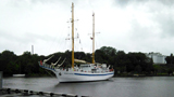 Pilotage of Yunyi Baltiyets Sailing Ship in Vyborg Seaport