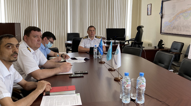 Director of the Azov Basin Branch took part in the meeting on the results of the period of icebreaking assistance of vessels in the Russian seaports of the Azov Sea in 2020-2021