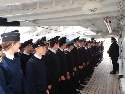 More than 400 cadets completed navigation practice at the Khersones sailboat during the 2023 navigation season