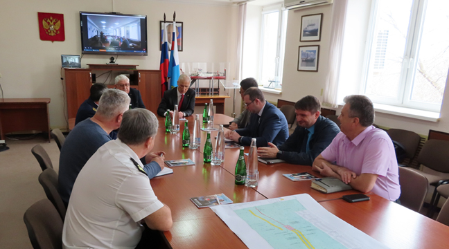 Chairman of the Government of the Astrakhan region met with the director of the Astrakhan branch