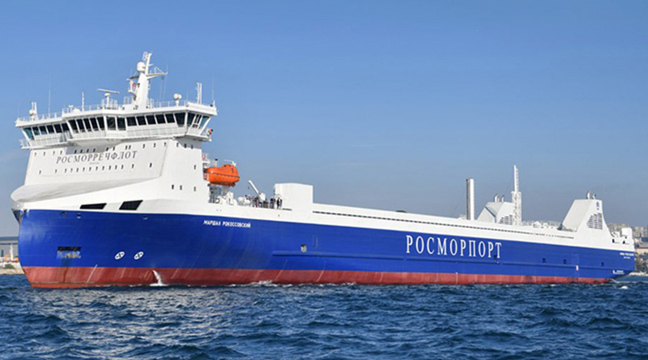 Ferry Marshal Rokossovsky delivers museum treasures from Peterhof to Kaliningrad