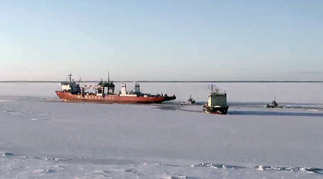 Pilots of the Arkhangelsk Branch make unique pilotage of the Sevmorput nuclear-powered icebreaking LASH carrier to the seaport of Arkhangelsk