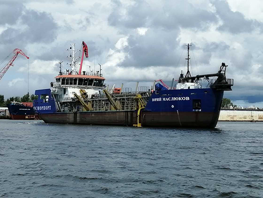 Three modern dredging vessels of FSUE “Rosmorport” operate in Kaliningrad