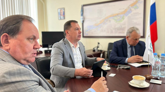 The Azov Basin Branch hosts a working meeting on developing the infrastructure of seaports of the Rostov Region