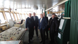 Governor of the Magadan Region Visits Kapitan Khlebnikov Icebreaker