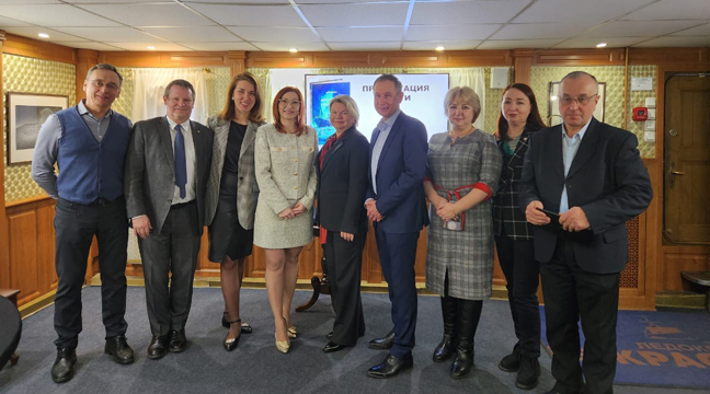 North-Western Basin Branch takes part in the presentation of the book Arctic Shipping
