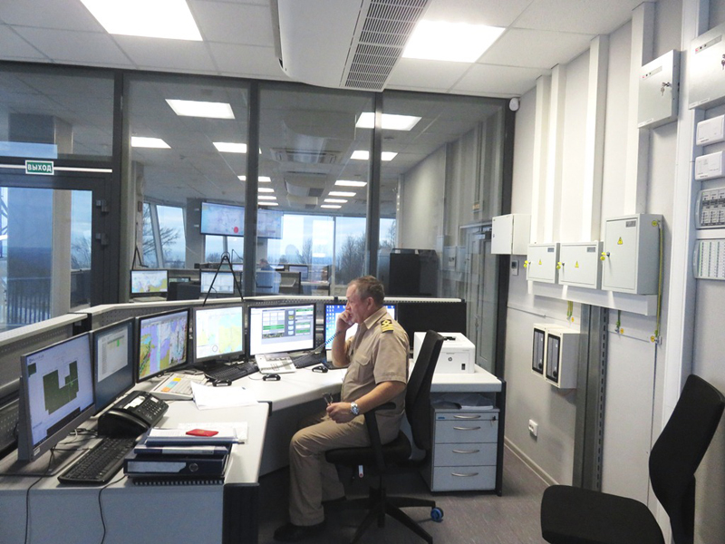 Operator of the VTS center in the seaport of Ust-Luga